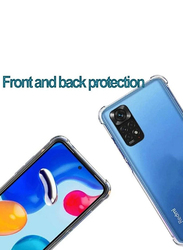 Gennext Xiaomi Redmi Note 11 Pro 4G/Redmi Note 11 Pro 5G Shockproof Reinforced Bumper Corner Protection Soft Flexible Silicone Mobile Phone Case Cover, Clear