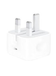 Gennext 20W Ultra-Compact Fast Charge Type-C Wall Adapter with USB-C Power Delivery for Apple Devices, White