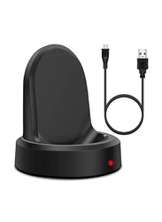 Gennext Wireless Qi Charging Dock Charger for Samsung Gear S3 Classic/Frontier Smartwatch, Black