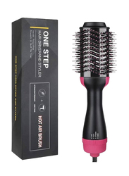 Gennext One Step Hair Dryer and Styler, Black/Pink