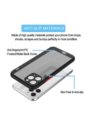 Gennext Apple iPhone 11 Pro Max Military Grade Soft Matte Finish Slim Hard Mobile Phone Case Cover, Black