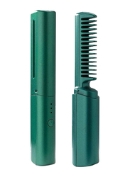 Gennext Rechargeable Mini Hair Straightener Comb, Green