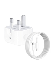 20W USB Type C Power Adapter, USB Type C to Lightning Cable for iPhone 13, 12, 11, X Series, White