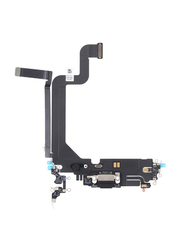 Gennext Apple iPhone 14 Pro Max Jack Flex Cable Replacement Charging Port, Black