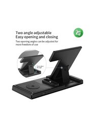 Yesido 4 in 1 18W Foldable Wireless Charger Stand, DS13, Black