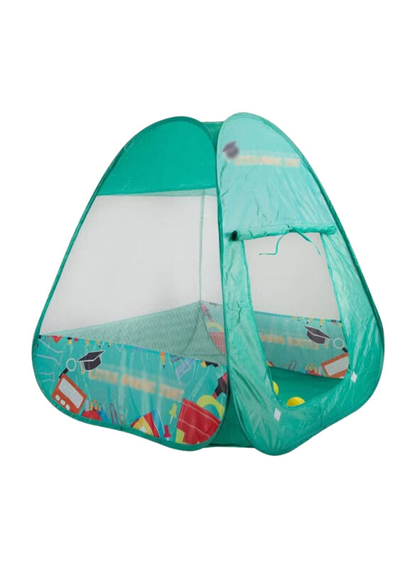 Little Genius Folding Tent with Balls Set, 50-Piece, Blue, Ages 1+