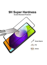 Samsung Galaxy A52 9H Anti-Scratch Premium Tempered Glass Screen Protector, Clear