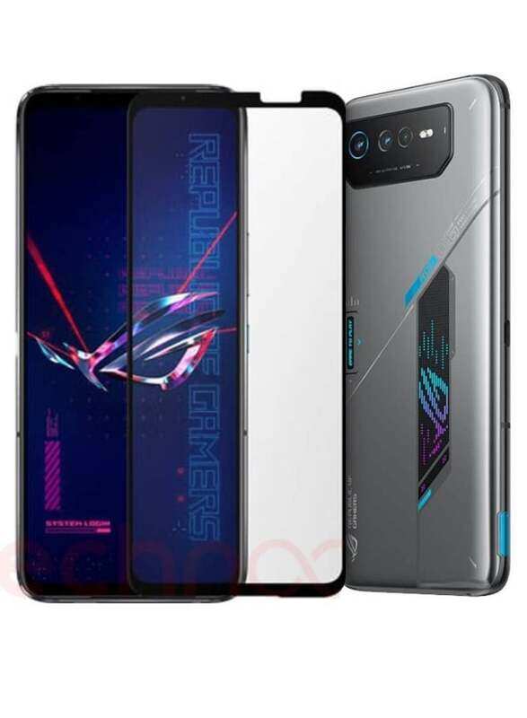 

Zoomee Asus ROG Phone 6D Full Coverage 9H Anti-Scratch Tempered Glass Screen Protector, Clear
