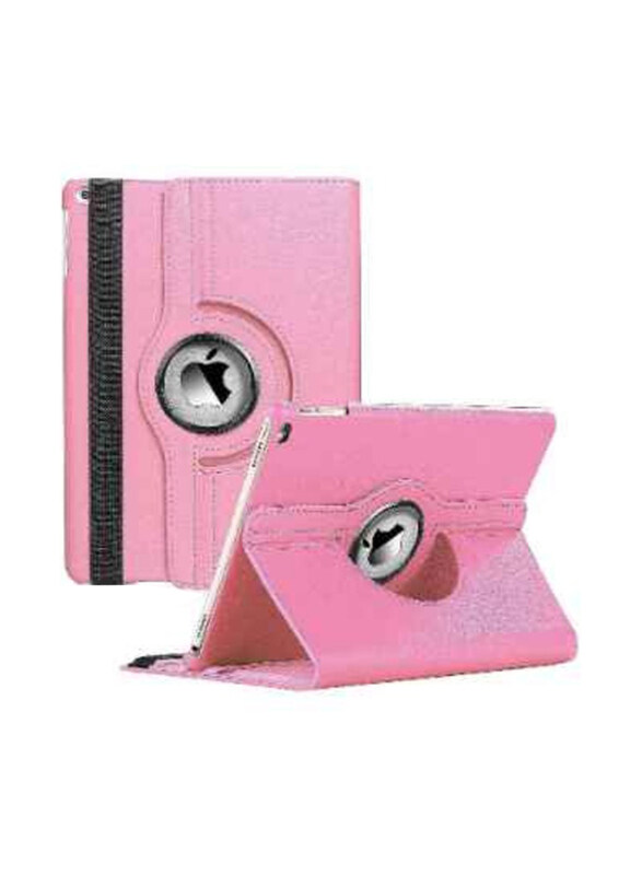 

Generic Apple iPad Air/iPad 6th/5th Generation 2018/2017 9.7 Inch 360 Degree Rotating Mobile Phone Case Cover, Pink