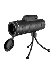 Gennext 40x60 HD Binoculars Long Range High-Quality Telescope with Phone Clip Tripod, Black
