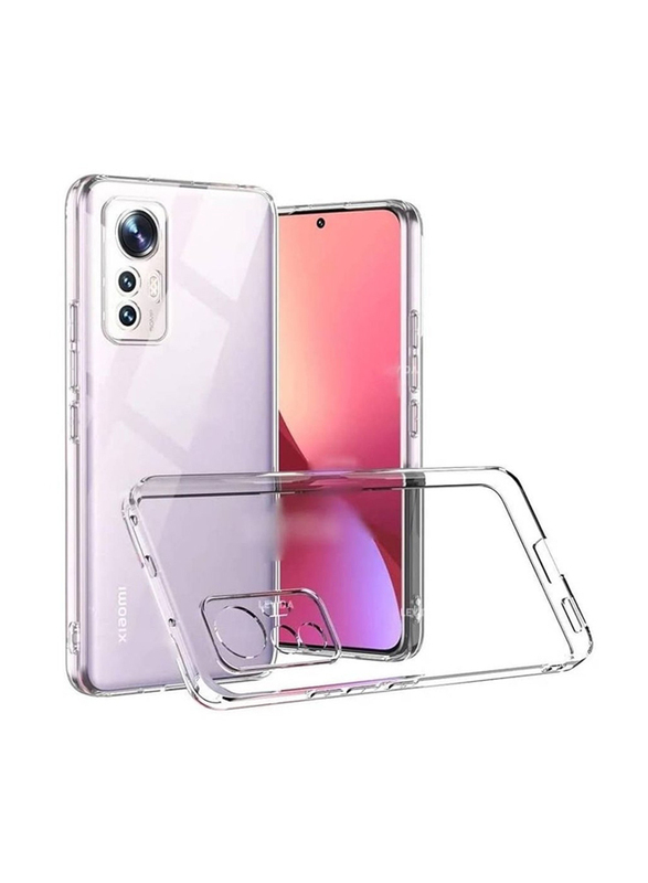 Gennext Xiaomi Mi 12 Lite 5G Camera Protect Ultra Thin Soft TPU Silicon Gel Mobile Phone Case Cover, Transparent