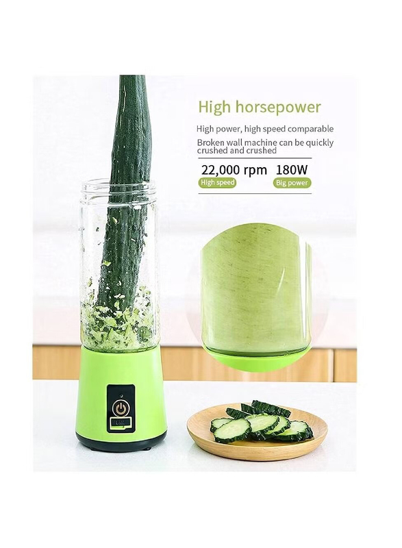 Handheld Portable Juicer, Green