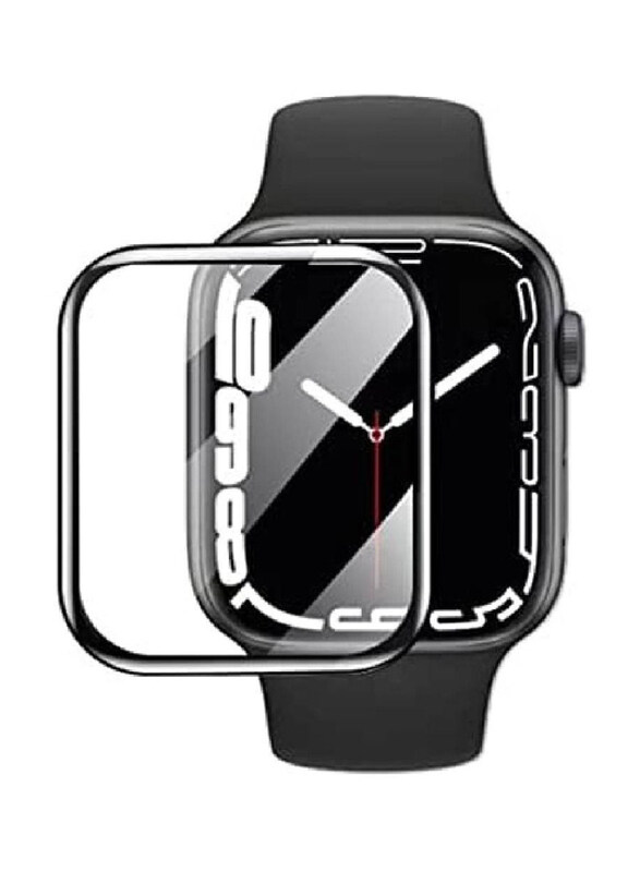 Zoomee Full Coverage Easy Installation Bubble-Free Screen Protector for Apple Watch Series 8/7 41mm, Clear