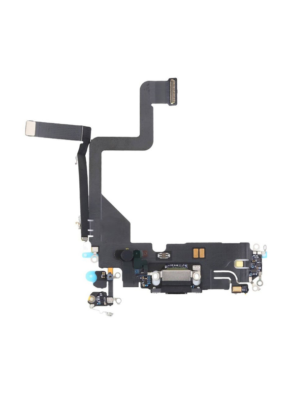 Gennext Apple iPhone 14 Pro Replacement Charging Port Jack Flex Cable, Black