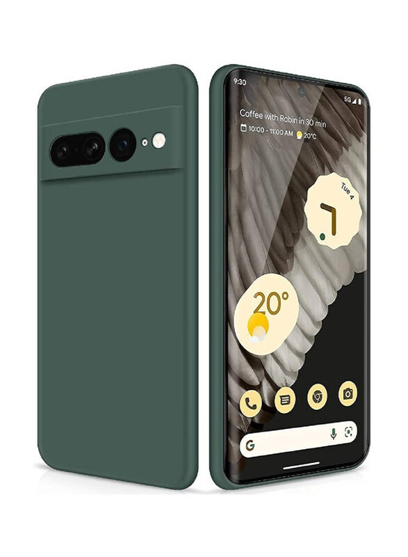 

Gennext Google Pixel 7 Pro Soft Silicon TPU Mobile Phone Back Case Cover, Green