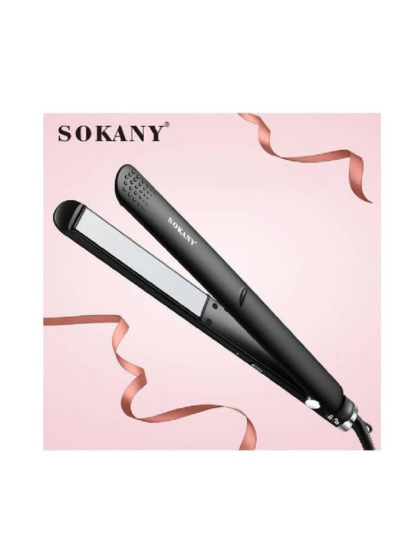 Sokany Wet & Dry Hair Straightener, SK-1903, Black