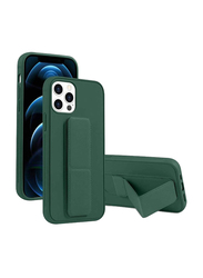 Zoomee Apple iPhone 14 Pro Max Mobile Phone Case Cover with Magnetic Foldable Finger Strap, Green