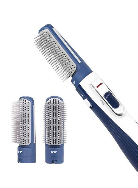 Enzo High Density Hot Air Hair Brush, EN-505, Blue/White