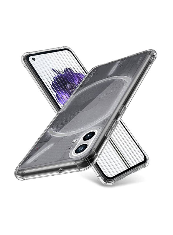 

Gennext Nothing Phone Ultra Thin HD Clear Soft TPU Shockproof Mobile Phone Case Cover, Clear