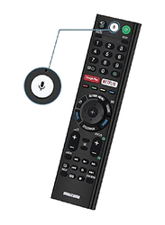 Gennext Universal Voice Remote Control for All Sony Bravia LED OLED LCD 4K UHD HDTV HDR Android TV, with Google Play, Netflix Button RMF-TX200U, Black