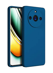 Gennext Realme 11 Pro/11 Pro+ Protective Silicone Flexible Camera Protection Slim Ultra Soft Mobile Phone Back Case Cover, Blue