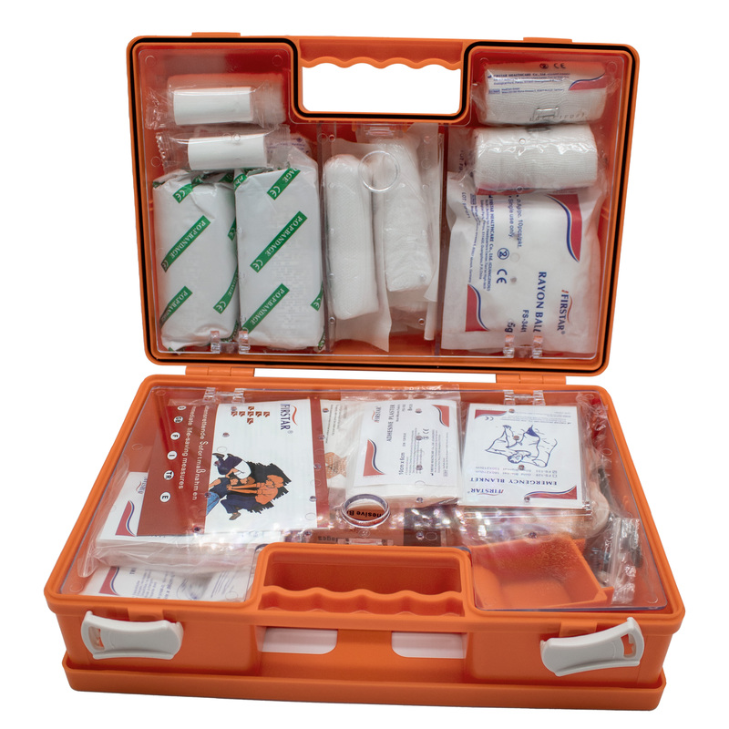 First Aid Kit For 50 People(Orange in color)