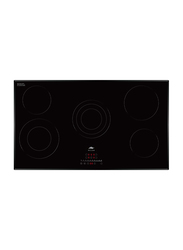 Millen 90cm 5-Burner Built-In Electric Hob, 8700W, MEH 902 BL, Black