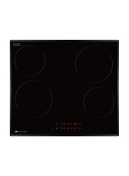 Millen 60cm 4-Burner Built-In Electric Hob, 6000W, MEH 601 BL, Black