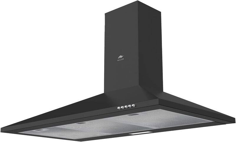 

MILLEN 90cm Black Chimney Range Hood - MKH 904 BL, 3 Years Warranty