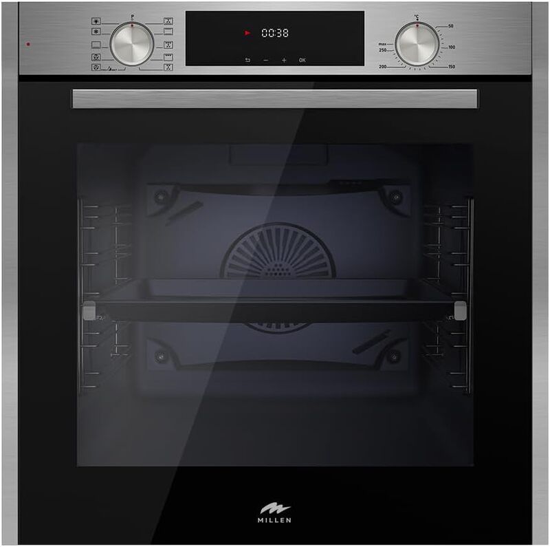 

MILLEN Built In Electric Oven, 10 Cooking Modes, 81L - 3 Years Warranty, SCHOTT Inner Glass, MEO 6005 IX