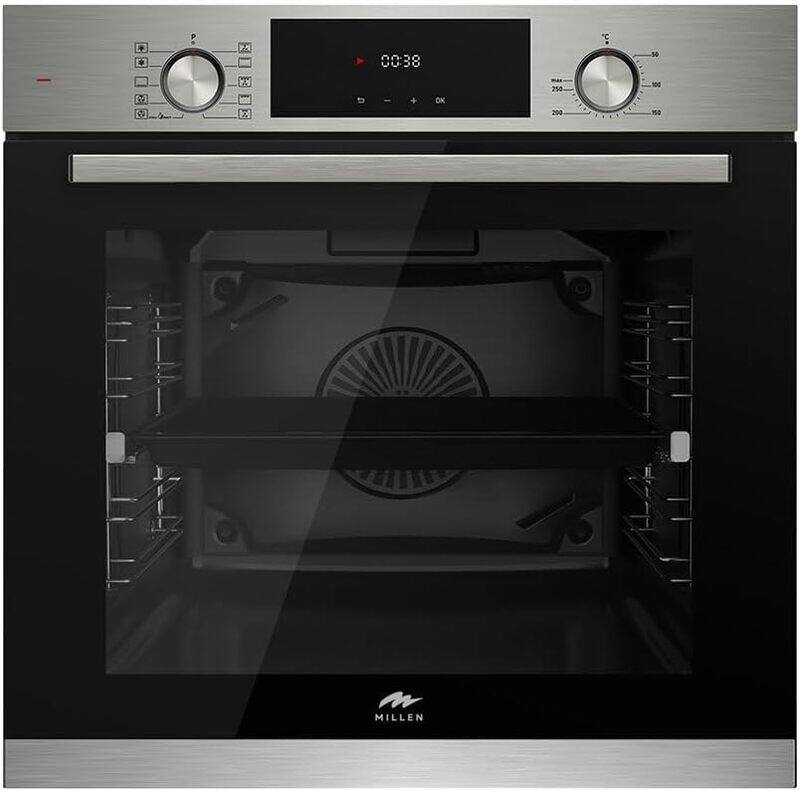 MILLEN Built In Electric Oven, 10 Cooking Modes, 73L - 3 Years Warranty, SCHOTT Inner Glass, MEO 6004 IX