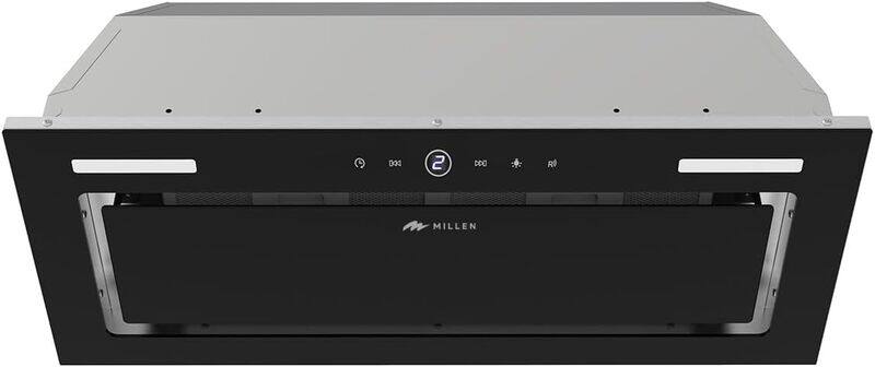 

MILLEN 70 cm Built In Range Hood 750m3/h - MBKHG 702 BL, 3 Year Warranty