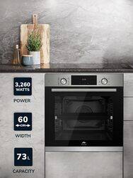 MILLEN Built In Electric Oven, 10 Cooking Modes, 73L - 3 Years Warranty, SCHOTT Inner Glass, MEO 6004 IX