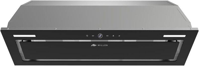 

MILLEN 90 cm Buit in Range Hood 750 m3/h - MBKHG 902 BL, 3 Year Warranty