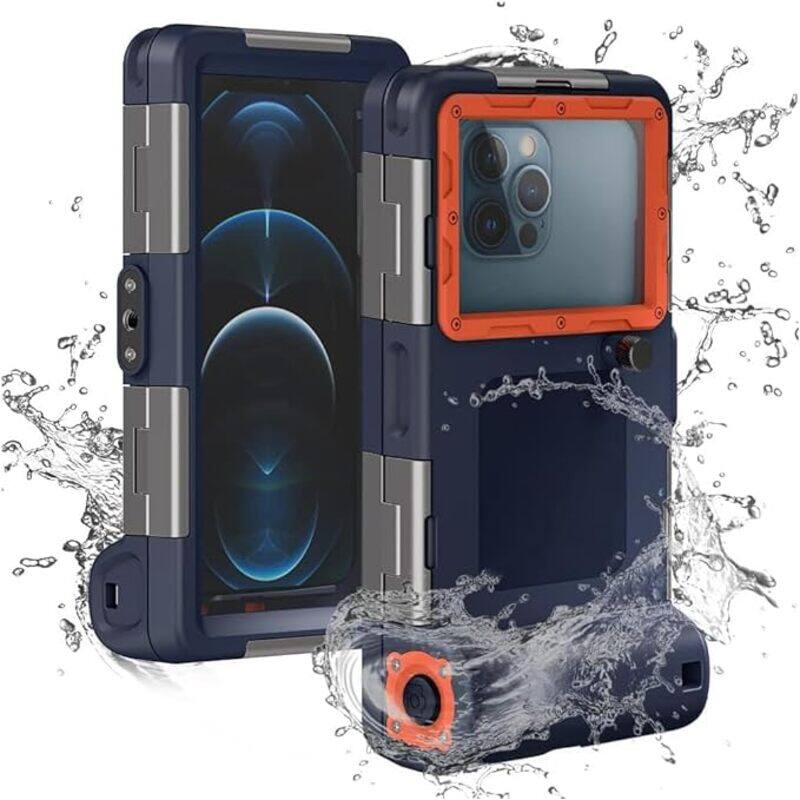 

Generic Universal Phone Waterproof Case- Bluetooth Underwater Phone Pouch 15m Diving Case for Snorkeling underwater Photo and Video Protective