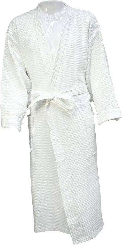 

Genric Unisex Waffle Bathrobe 100% Original Cotton Super Soft Lightweight, Highly Absorbent Bathrobes