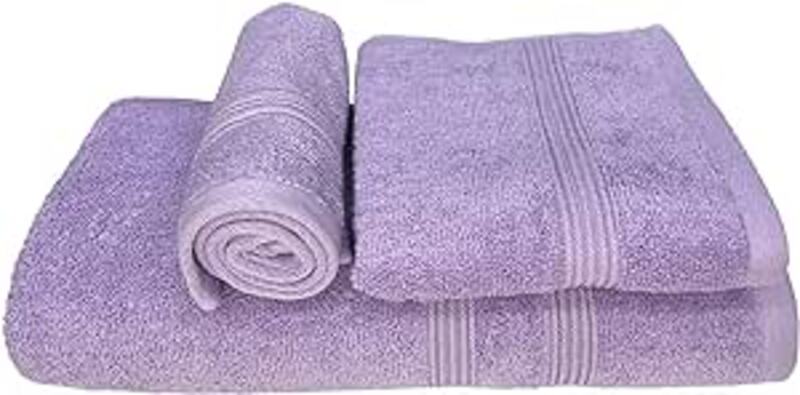 3 Piece Luxury Towel Set 1 Bath, 1 Hand and 1 Face Towel 100% Original Cotton Soft and Highly Absorbent Quickly Dry Towels for Bathroom
