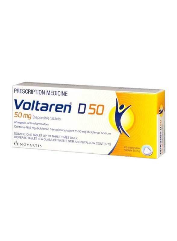 

Novartis Pharma Voltaren D 50Mg 20S Tab