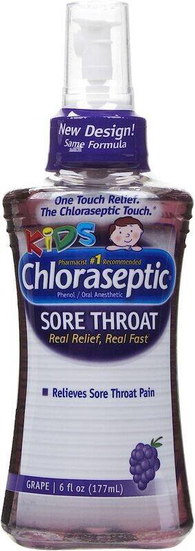 

Chloraseptic Sore Throat Spray, Grape Flavor, 177ml