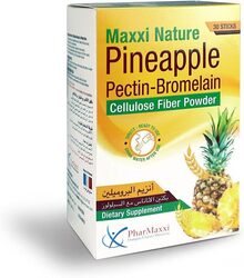Pharmaxxi Maxxi Nature Pineapple Pectin Bromelain Powder, 30 Sticks