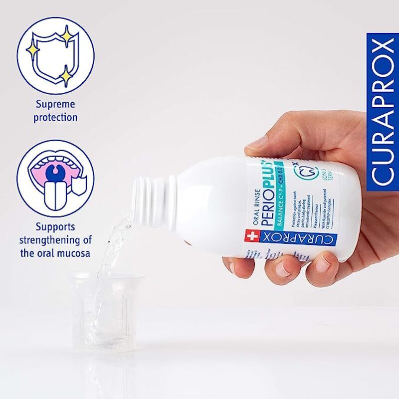 Curaprox Perio Plus+ Balance Mouthwash, 200ml