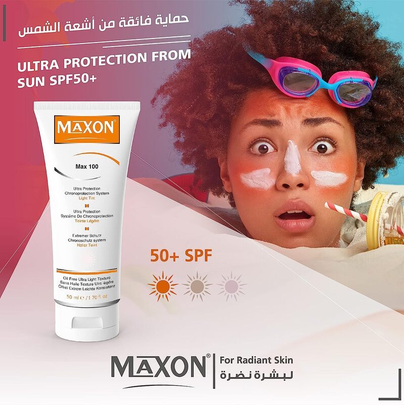 Maxon Max 100 Sun Protection Cream, 50ml