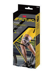 Futuro Performance 45699 Moist Control Knee Support for Men, Black, X-Large