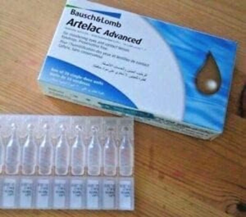 Artelac Advanced Contact Lenses Cleaner Eye Drop, 30 Pieces