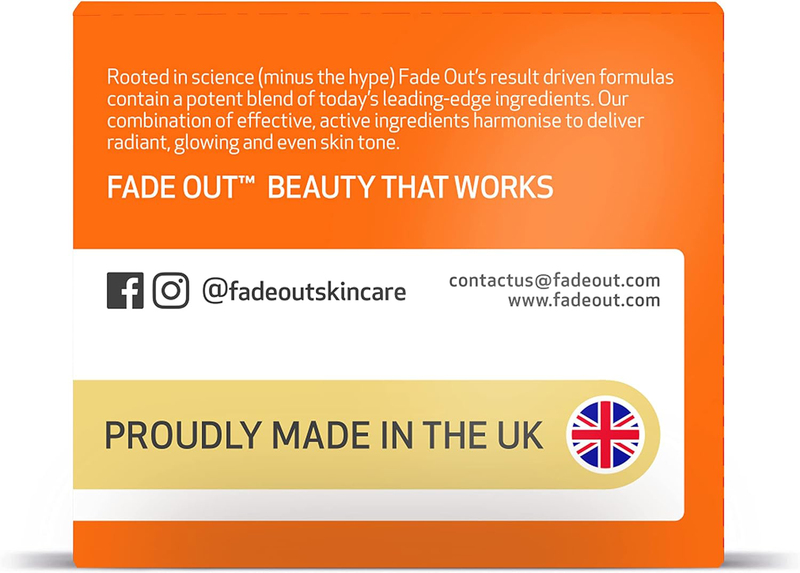 Fade Out Pure Glow Brightening Night Cream with Vitamin C, Pink Pomelo and Niacinamide, 50ml