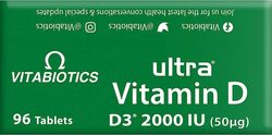 Vitabiotics Vitamin D Supplement, 2000Iu, 96 Tablets