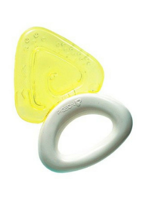 Pigeon Triangle Cooling Teether, Yellow