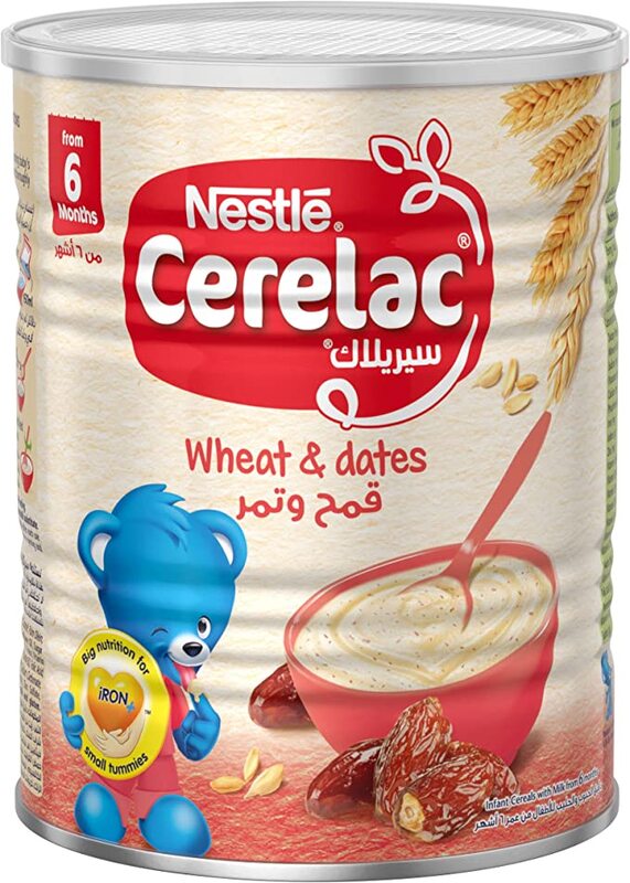 CERELAC WHEAT & DATE PCS 400GM