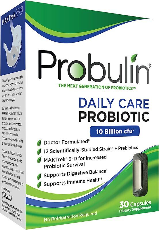 Probulin Daily Care Probiotic Capsules, 30 Capsules