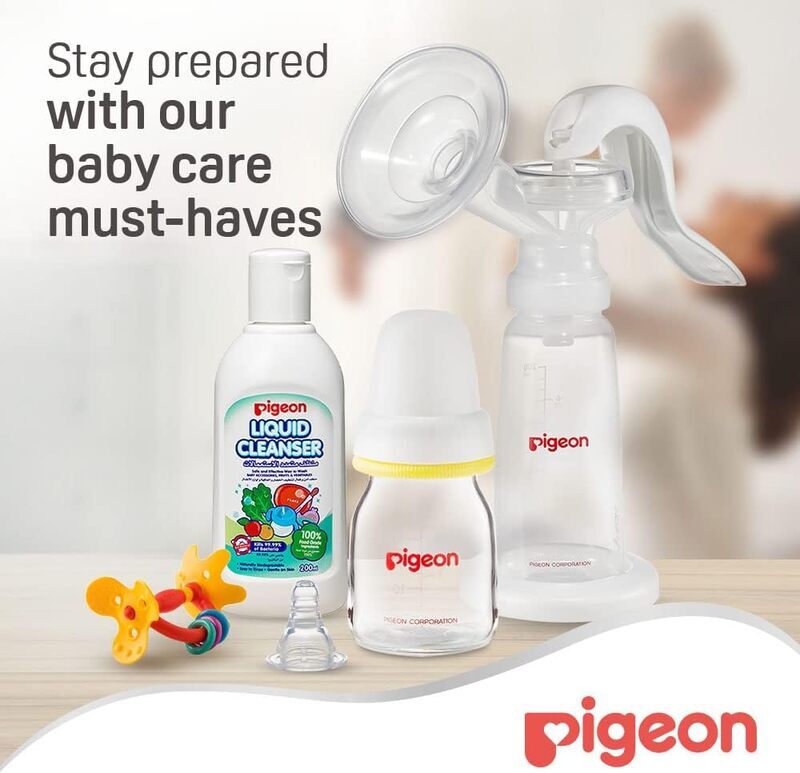 Pigeon Slim Neck Glass Bottle, 50ml, Multicolour